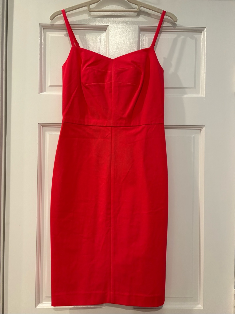 Pink Spaghetti Strap Sheath Dress